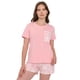 thumbnail image 1 of Pijama Mujer Bolsillo Estampado Flores Rosa Corona, 1 of 5