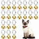 thumbnail image 1 of Uxcell 20 Conjunto de Campanas para Gatos de 0.63'' Campanas de Cobre para Collares con Anillo de Llave Dorado, 1 of 7