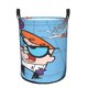 thumbnail image 1 of El Laboratorio de Dexter Cesta de lavandería de gran capacidad redonda con asa, bolsa para ropa sucia plegable, almacenamiento para dormitorio, baño y lavadero 44x35 cm, 1 of 6