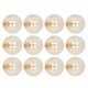 thumbnail image 1 of Uxcell 12Pcs Botón de Costura de Resina, 18mm 11/16 pulgadas 4 Agujeros Botones Redondos para Abrigo, Traje de Hombre, Ropa Prenda, Caqui, 1 of 7
