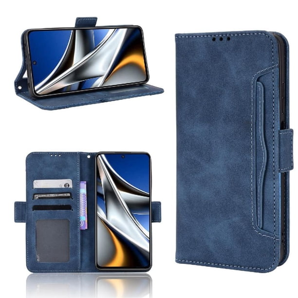 Funda Cartera Magnética para Xiaomi POCO X4 PRO 5G- Tarjetero Desmontable, Cuero PU, Soporte