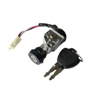 Ioensy - Cerradura De Interruptor Para Bicicletas Eléctricas, Diseño Compacto, Cerradura De Cilindro De Batería Con 2 Llaves