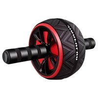Byxas - Rueda Para Abdominales «Ab Roller» Para Entrenar La Fuerza Del Tronco Y Los Abdominales. Rueda Para Abdominales Con Soporte Para Los Codos. Equipo De Fitness Para El Gimnasio En Casa