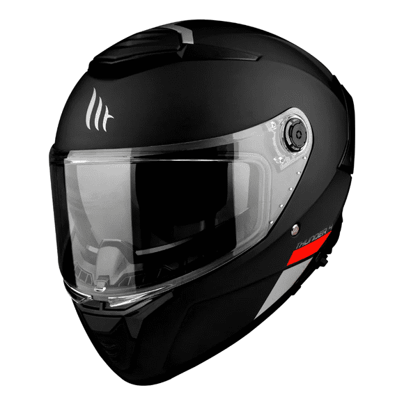 Casco para moto MT Thunder 4 SV Solid A1 Negro Mate S + Pinlock MT-V-28