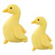 thumbnail image 3 of 2 Uds., Mu?eco De Pato De Peluche Infantil, Decoración, 30cm, Amarillo, 40cm, Amarillo, 3 of 4