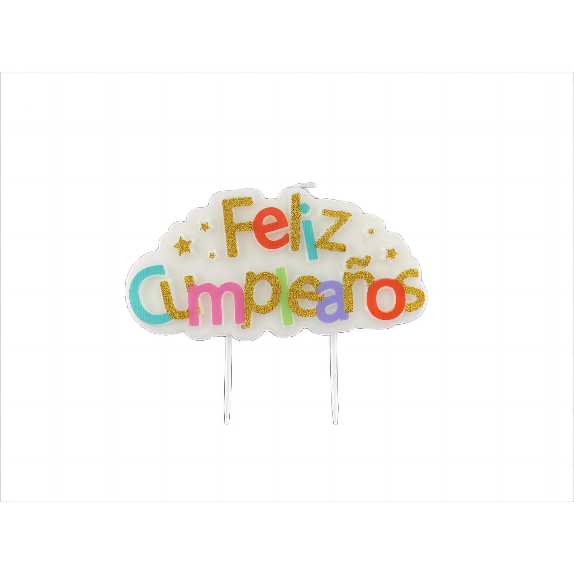 Vela Nube Feliz Cumpleaños, 1 Un Way To Celebrate