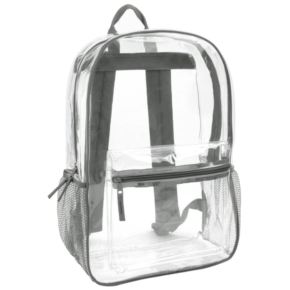 Mochila Trail Maker, PVC transparente, resistente, gris transparente