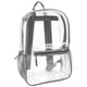 thumbnail image 1 of Mochila Trail Maker, PVC transparente, resistente, gris transparente, 1 of 7