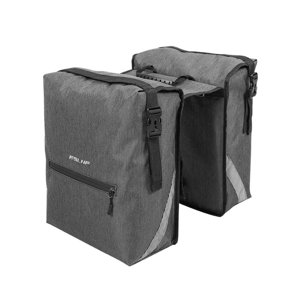 Genérico - Bolsa Para Baúl De Bicicleta, Bolsa De Sillín De Bicicleta De Doble Cara Para Ir De Compras, Hacer Excursiones Y Viajar