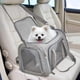 thumbnail image 5 of Transportín para mascotas Henkelion, tamaño grande, para perros y gatos de hasta 11 kg, color gris, 5 of 7