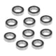 thumbnail image 1 of 10x Rodamientos De Bolas De Alta Precisión Para Reparación De Ruedas De Rodillos 6800-2RS 19x10x5mm, 1 of 5