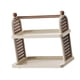 thumbnail image 4 of Soporte Para Taza De Café, Regalo, Organizador De Barra De Café Para Restaurante, Gabinete, Fiesta De Té, Crema, Blanco, 2 Capas, 4 of 5