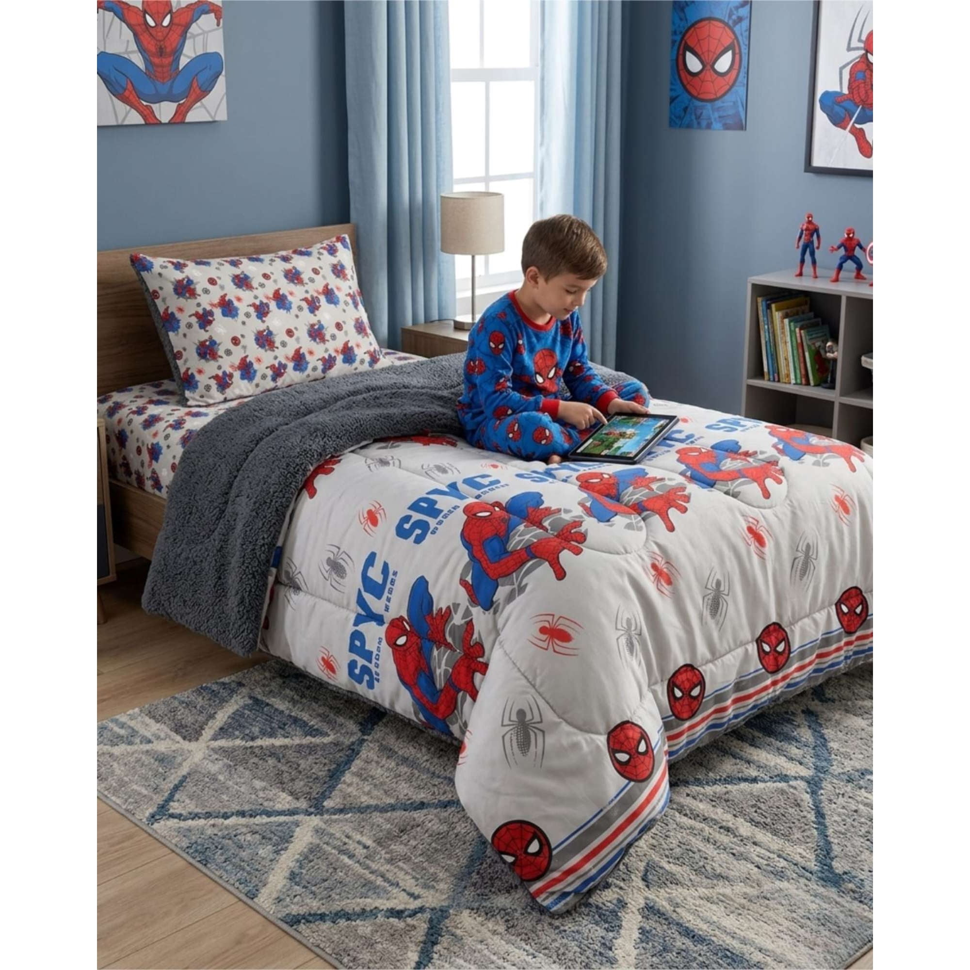 Myl Todo Hogar - Cobertor Sherpa Infantil Premium Plaza Y Media