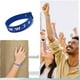 thumbnail image 3 of Pulsera unisex con estampado de letras jacquard y correa de muñeca ajustable WWJD, 3 of 5