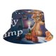 thumbnail image 1 of La Dama y el Vagabundo Sombrero bucket para adultos, gorra de protección solar, sombrero de pescador plegable para viajes al aire libre, pesca y actividades de verano, 1 of 6