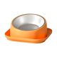 thumbnail image 1 of Cuenco Elevado De Acero Inoxidable Para Mascotas, Platos Para Beber Para Cachorros, Gatos, Perros Pequeños, Color Naranja, 1 of 5