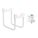 thumbnail image 2 of Soporte Para Jarra De Agua, Accesorios De Hierro, Soporte Para Jarra De Agua Para Senderismo, Suelo, Exterior, Altura 29CM, Blanco, 2 of 4