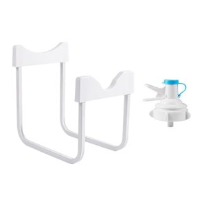 Magideal - Soporte Para Jarra De Agua, Soporte Para Botella, Soporte Para Jarra, Soporte Para Cocina, Recipiente Para Agua De Un Galón, Soporte Para Jarra De Agu Alto 29Cm Blanco