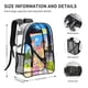 thumbnail image 3 of Bebé FinnMochila transparente temática, resistente y duradera, bolsa see-through para trabajo, deporte, universidad y viaje, 31 × 43 cm, 3 of 6