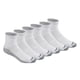 thumbnail image 1 of Calcetines Dickies Dri-Tech Moisture Control Quarter White XXL, 1 of 6