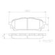thumbnail image 2 of Pastillas Freno para auto SAAB 9-2x 2005-2006 Trasero, 2 of 4