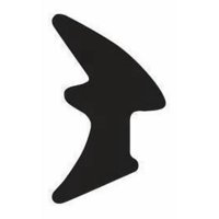 Burlete Cuña 600 Chico Negro 100Mts Dvp