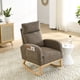 thumbnail image 2 of [Video] Welike 27.6"W Modern Accent High Backrest Living Room Lounge Arm Rocking Chair, Two Side Pocket(W83453338), 2 of 3