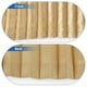 thumbnail image 3 of Parasol De Ventana Lateral Del Coche 2 Piezas De Oro Parasoles Magnéticos De Privacidad Cortina Mantiene Más Fresco Para Dormir Al Bebé (asiento Delantero 45 * 70 Cm), 3 of 3