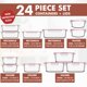 thumbnail image 3 of Contenedores para Alimentos Razab 24 Piezas Herméticos y Libres de BPA, 3 of 7