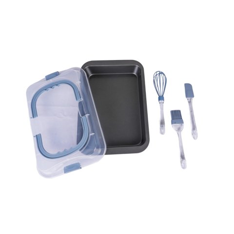 Molde Repostero Tapa Y 3 Accesorios 24X35X4 Cm Day