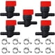 thumbnail image 1 of 5 juegos de válvulas de corte de combustible en línea de 1/4", válvula de corte de gas y combustible, abrazaderas compatibles con muchos motores pequeños, cortadoras de césped, hidrolavadoras, tractor, 1 of 7