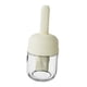thumbnail image 2 of Botella Aceite De Vidrio Con Cepillo Silicona Beige 180ml, 2 of 3