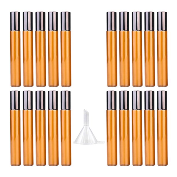 Rollo De Aceite Esencial En Botellas Botellas De Rodillo Cosméticos Reutilización Perfume Líquido 10ml 20 Piezas