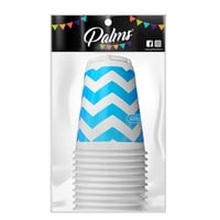 Set Vasos Diseño Celeste 6 Un Palms