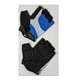 thumbnail image 1 of Guantes Ciclismo H.touch Medio Dedo Xl Azul Acolchado, 1 of 3