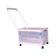 thumbnail image 5 of Caja De Almacenamiento Con Ruedas Y Asa Para Tirar, Plegable, Con Tapa, Transparente, 5 of 5