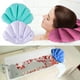 thumbnail image 5 of Almohada de baño inflable con forma de concha, almohada para el cuello, almohada de baño suave con ventosa, 5 of 7