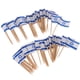 thumbnail image 2 of Bandera de 100 piezas decorativas palillos de dientes fiesta comida decoraciones Israel, 2 of 5
