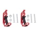 thumbnail image 4 of Soporte de pala para portaequipajes de techo, accesorios de coche, duradero, soportes de montaje en pared, abrazadera de soporte de pala para barcos, Rojo, 4 of 5