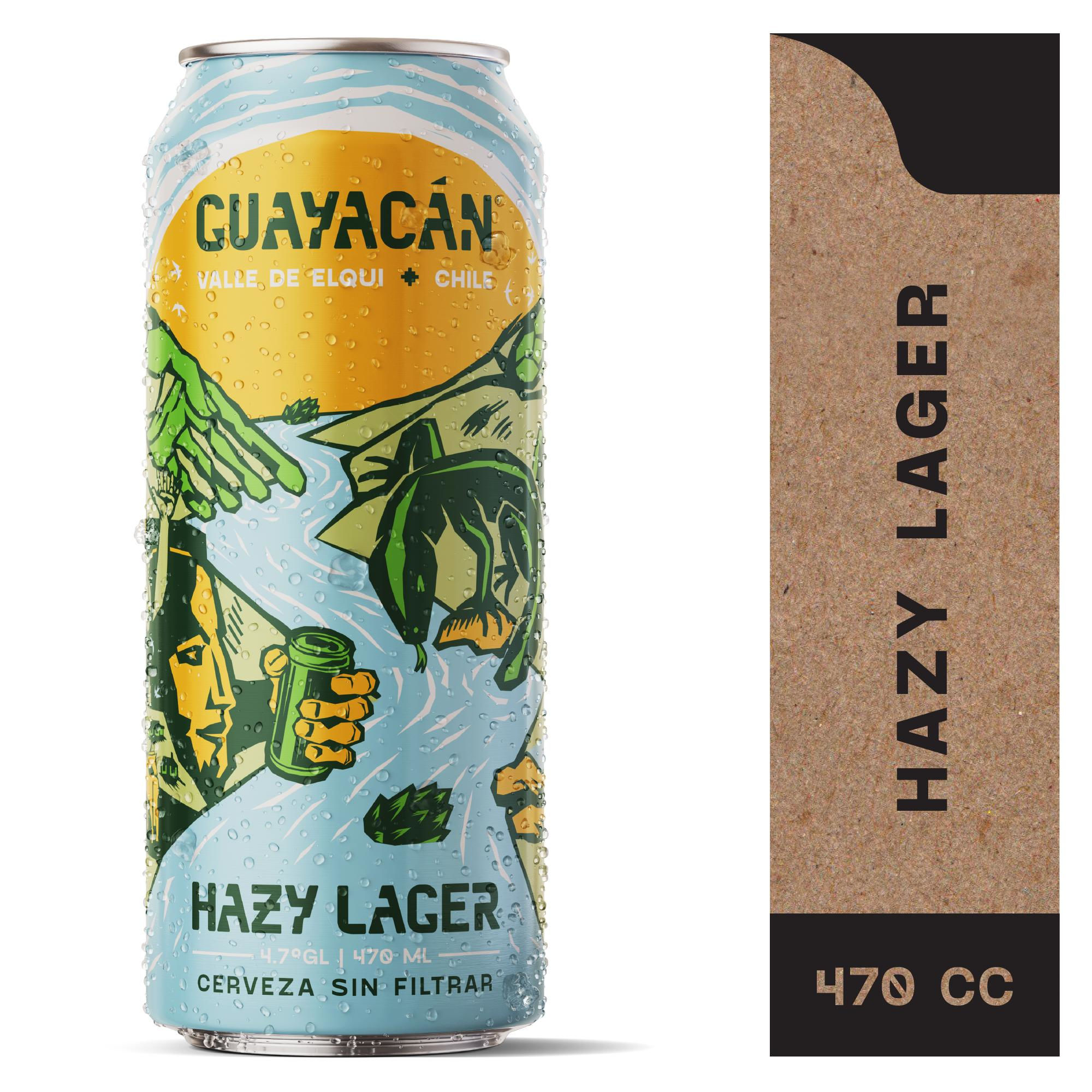 Cerveza Hazy Lager Sin Filtrar 4,7° Lata 470 ml Guayacán