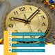 thumbnail image 5 of Reloj de Pared Silencioso FLEBLE JT18116 Dorado 38 cm Decorativo, 5 of 7