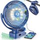 thumbnail image 1 of Ventilador Eléctrico AVAVO 8" con Pinza 40000mAh Portátil Azul, 1 of 7