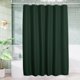 thumbnail image 2 of Cortina de Ducha AmazerBath 183 cm Verde Oscuro con Textura Waffle, 2 of 9