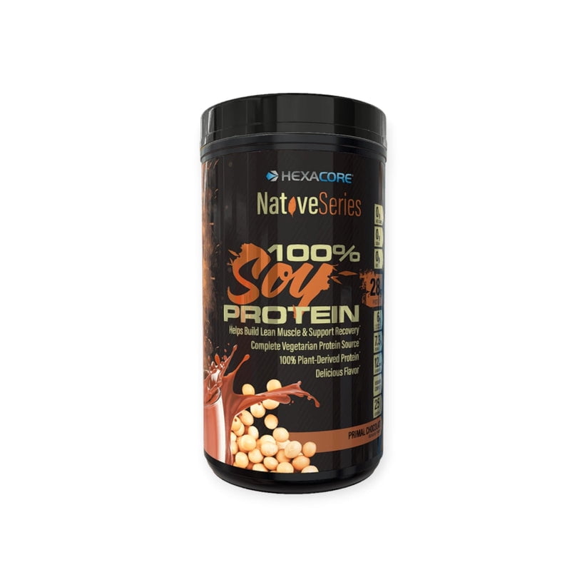 Hexacore - Proteina 100% Soy Protein 2lbs 25 Sv Chocolate -