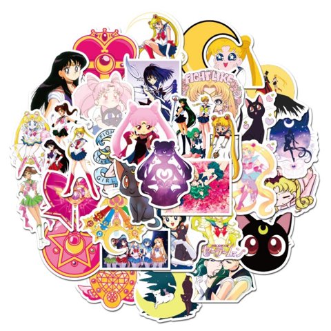 Estoykuku - 50 Sticker Sailor Moon Serena