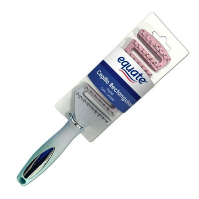 Cepillo De Pelo Desenredante Pastel Rectangular 1 Un Equate