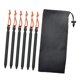thumbnail image 5 of Paquete De 6 Clavos De Aluminio Para Carpa De Aluminio De Alta Resistencia, Viga En Y, Clavos Para Carpa, Negro, 5 of 5