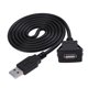 thumbnail image 3 of Cable De Extensión De Montaje Empotrado Para Coche, Panel USB De 2m/6,7 Pies, Puerto único USB 2,0, 3 of 5
