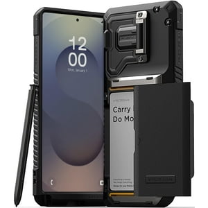 Funda Vrs Design Damda Glide Duoguard Samsung Galaxy S25 Ultra Negro Mate