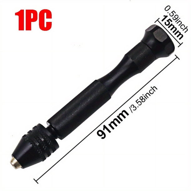 0.3-3.4mm Hand Twist Drill - Perfect for DIY Projects, Amber Making & More!